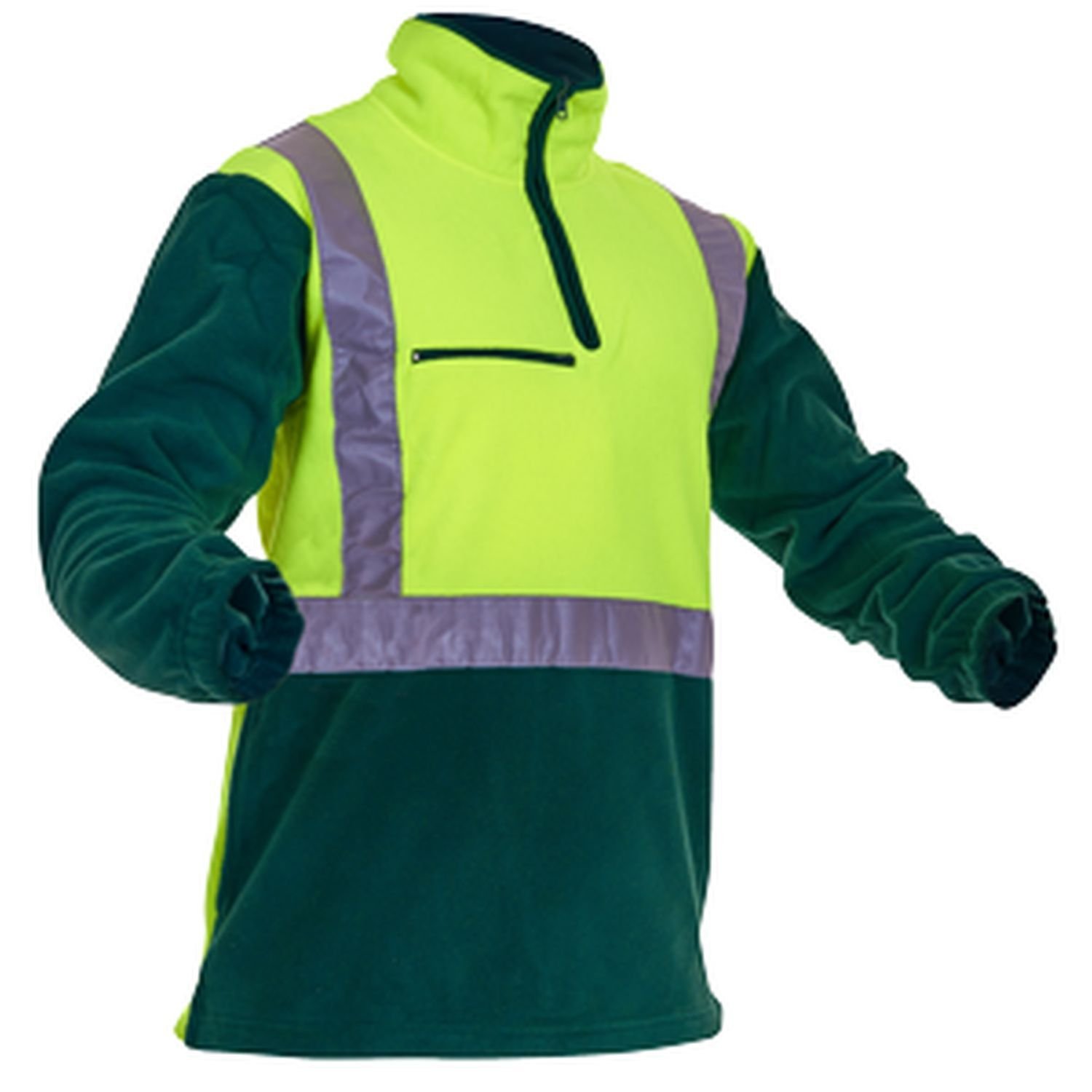 Hi Vis Day/Night 1/2 Zip Fleece Jumper 380g NZFOA