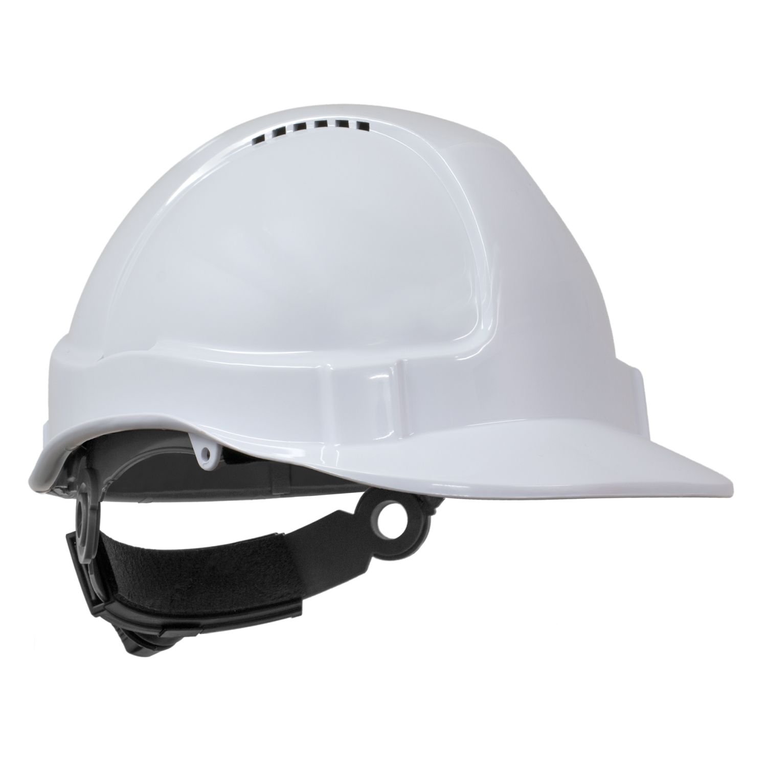 Vented Hard Hat Ratchet Harness