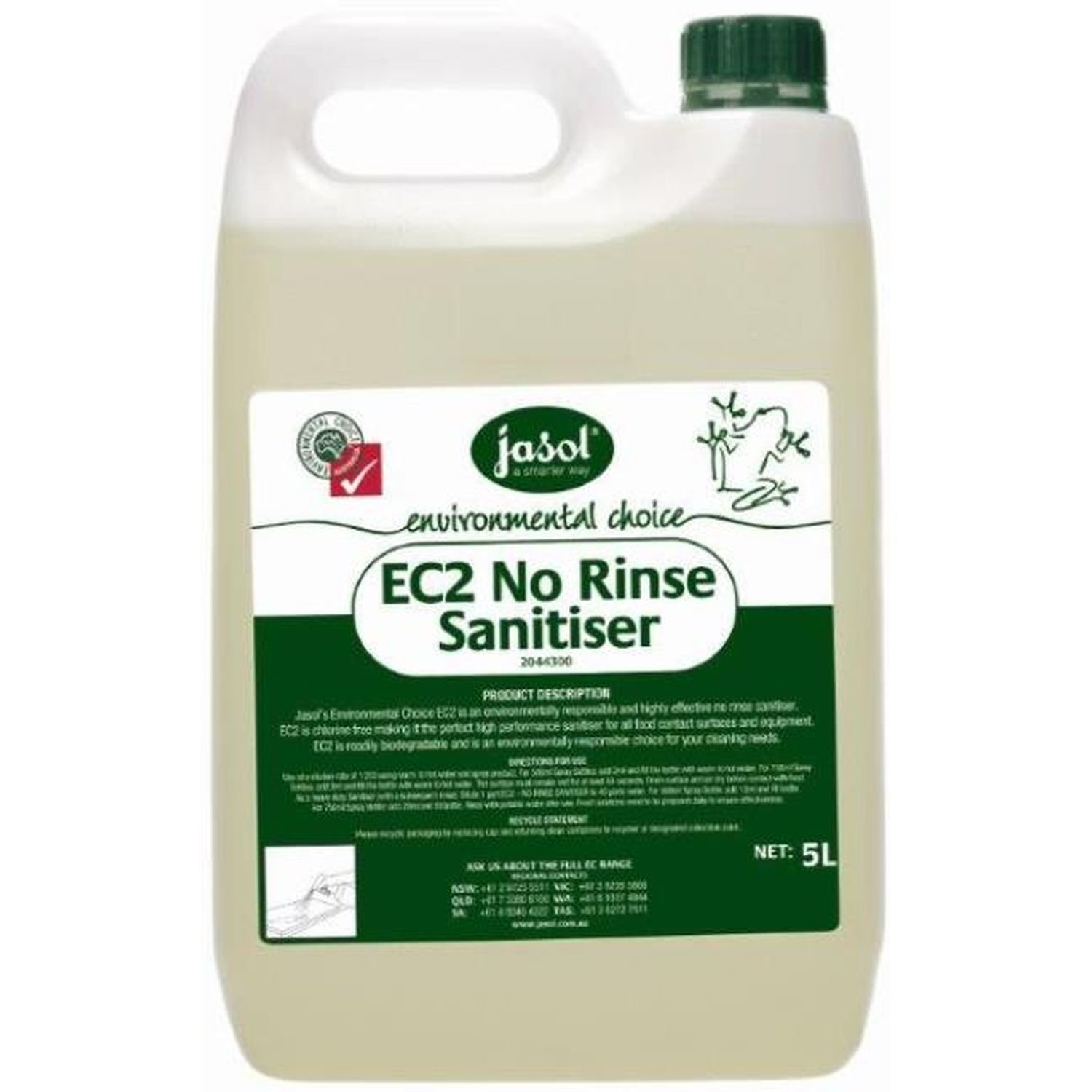 EC2 No Rinse Sanitiser 5L