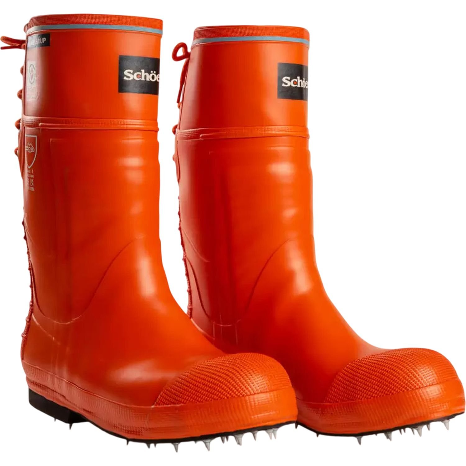 Skellerup Schoen Forestry Pro Level 3 Chainsaw Boot Spiked Orange