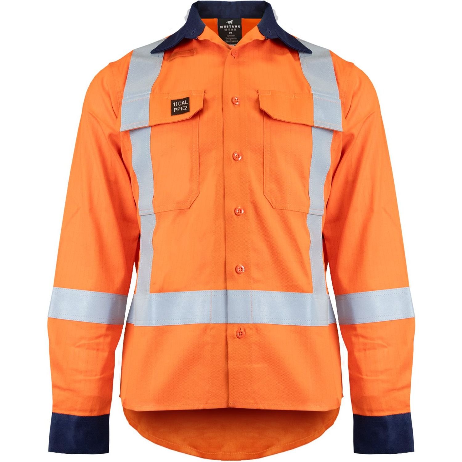 Mustang Wear Arc 11.0 Cal TTMC-W23 Fire Retardant Anti-Static Lightweight Shirt 240gsm